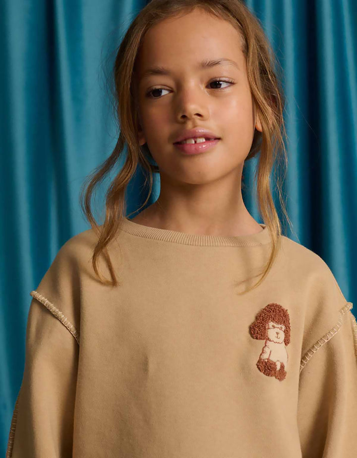 Gingersnaps Faustina Sweater with Poodle - Meisjestrui 2