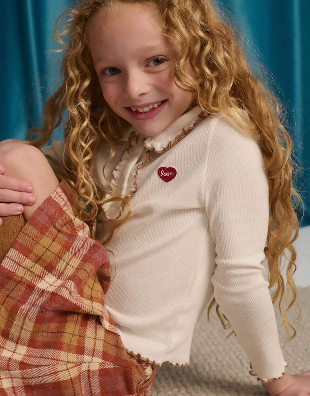 Gingersnaps Geraldine Ribbed Tee with Collar - Meisjesshirt 6