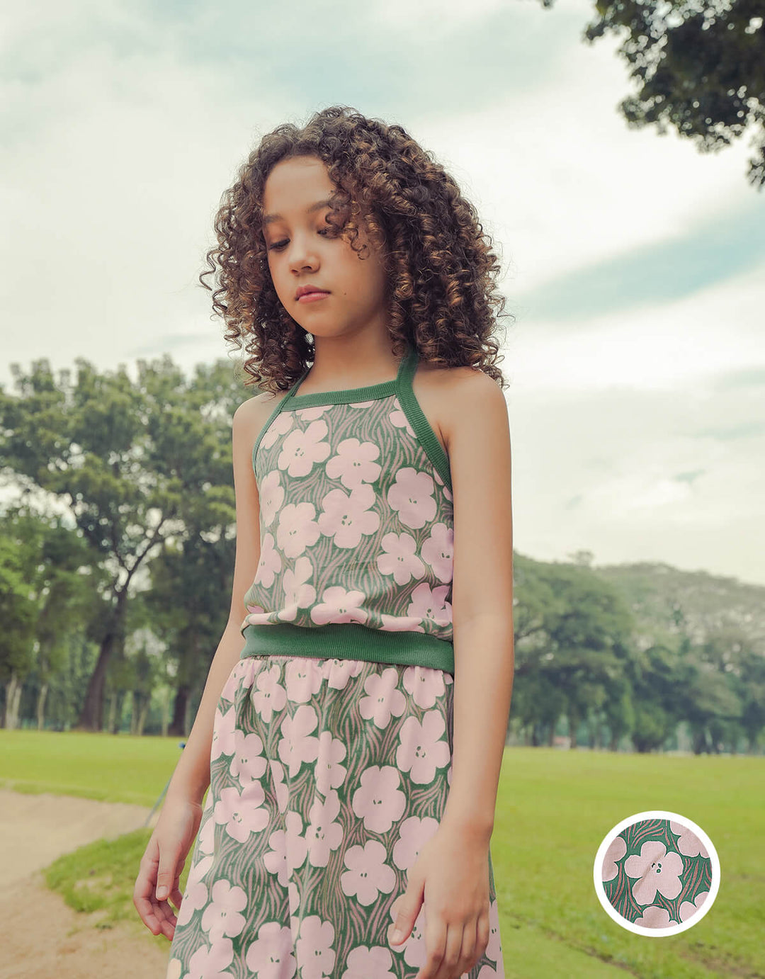 Gingersnaps Naomi Terry Blossom Halter Top - Meisjes Top 2