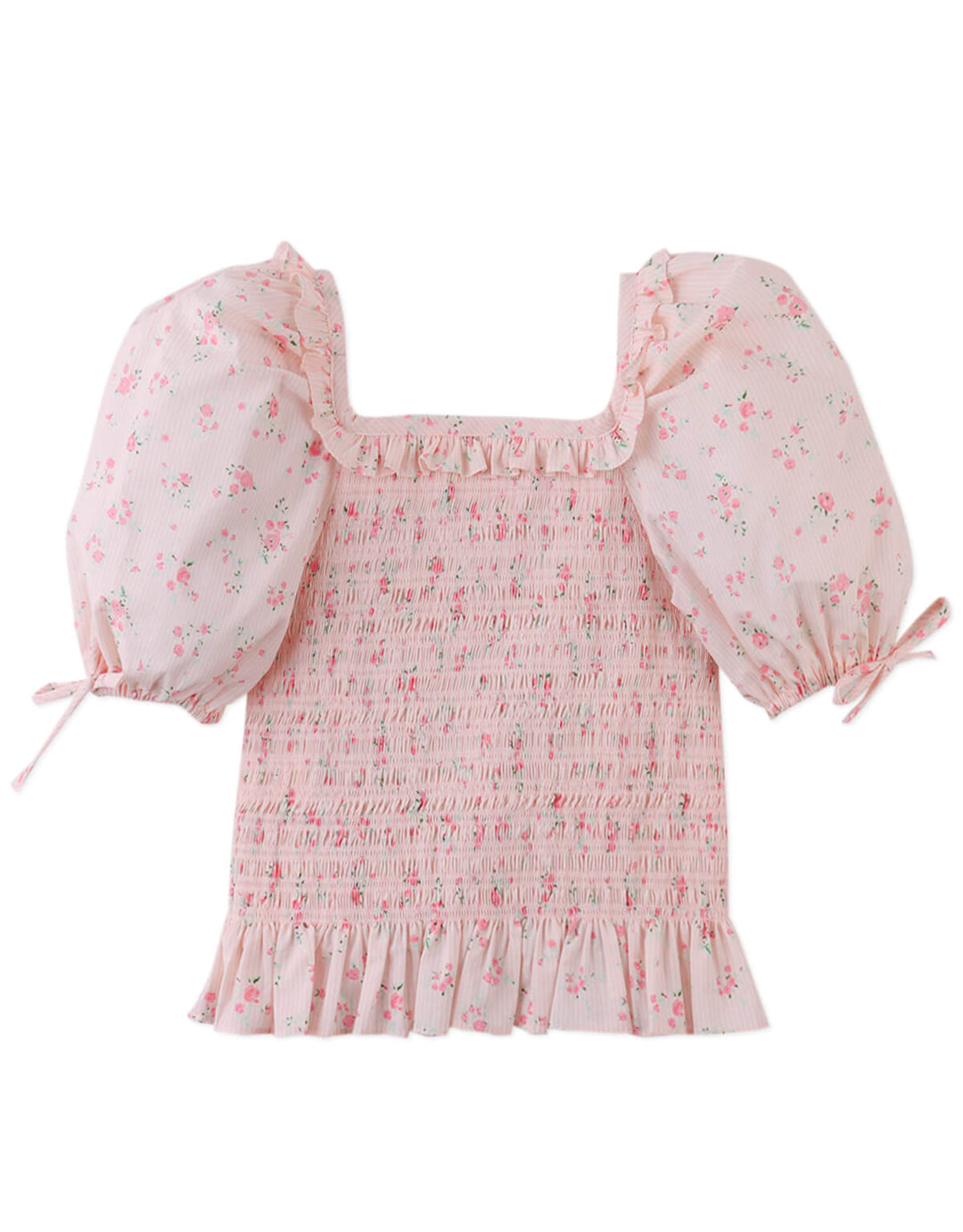 Gingersnaps Priscilla Smocked Top - Meisjestop - Roze 5