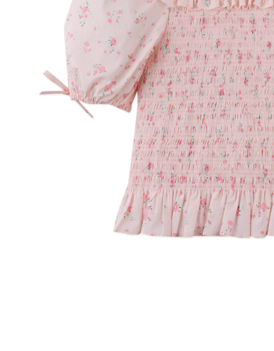 Gingersnaps Priscilla Smocked Top - Meisjestop - Roze 7