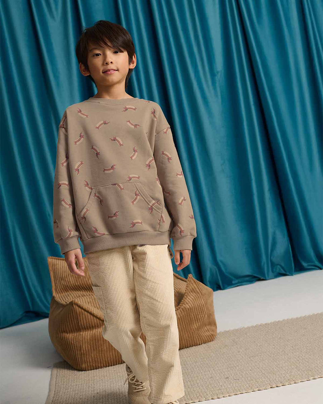 Gingersnaps Renzo Pullover with Dachshund AOP - Jongenstrui 6
