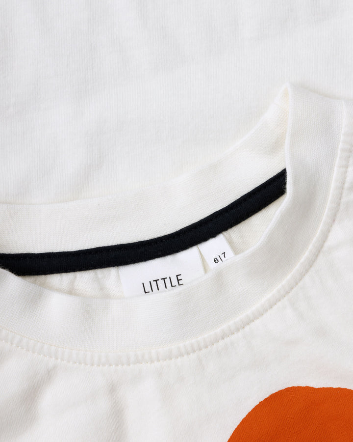 Little Man HAPPY CONE Skate T-Shirt - Kindershirt Off White 4