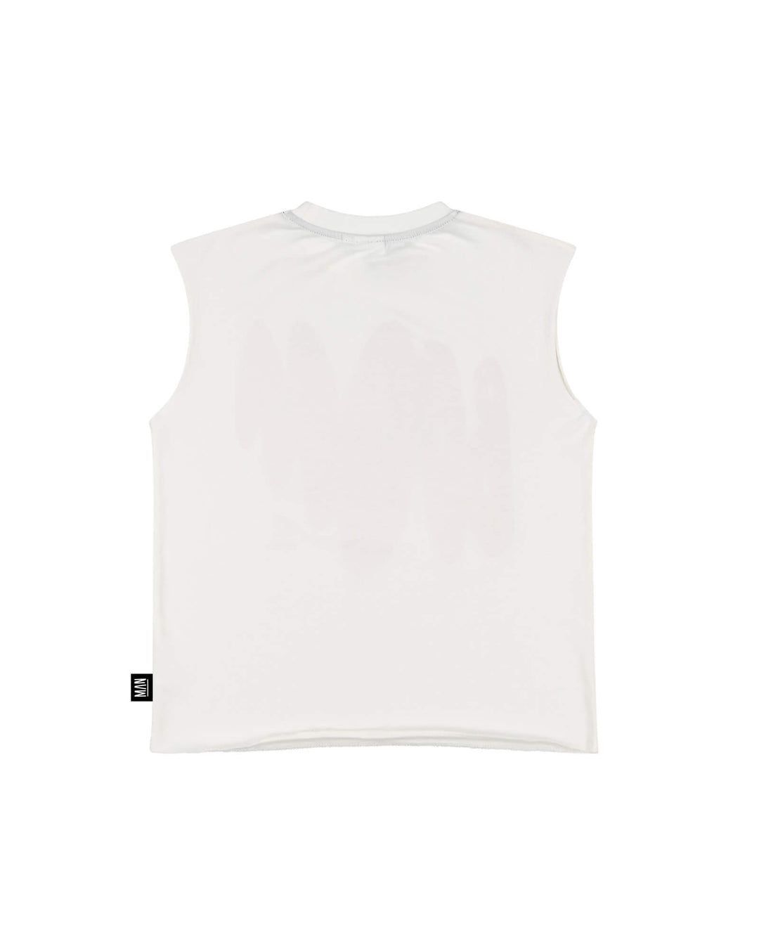 Little Man Happy BOOM Tank White - Kinder Tanktop - OffWhite 3