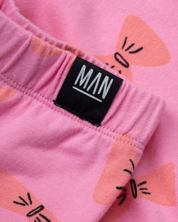 Little Man Happy BOW-MAZING Bike Shorts - Meisjes Short Roze 3