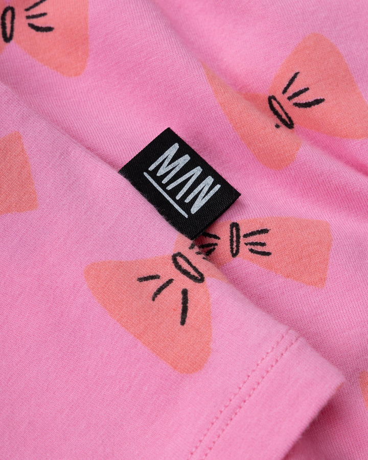 Little Man Happy BOW-MAZING Boxy Puff T-Shirt - Meisjesshirt 4