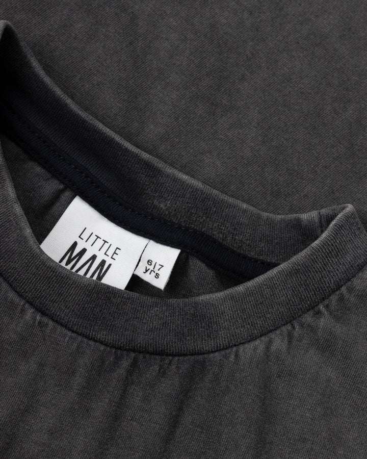 Little Man Happy LMH Tank - Kinder Tanktop - Washed Black 4