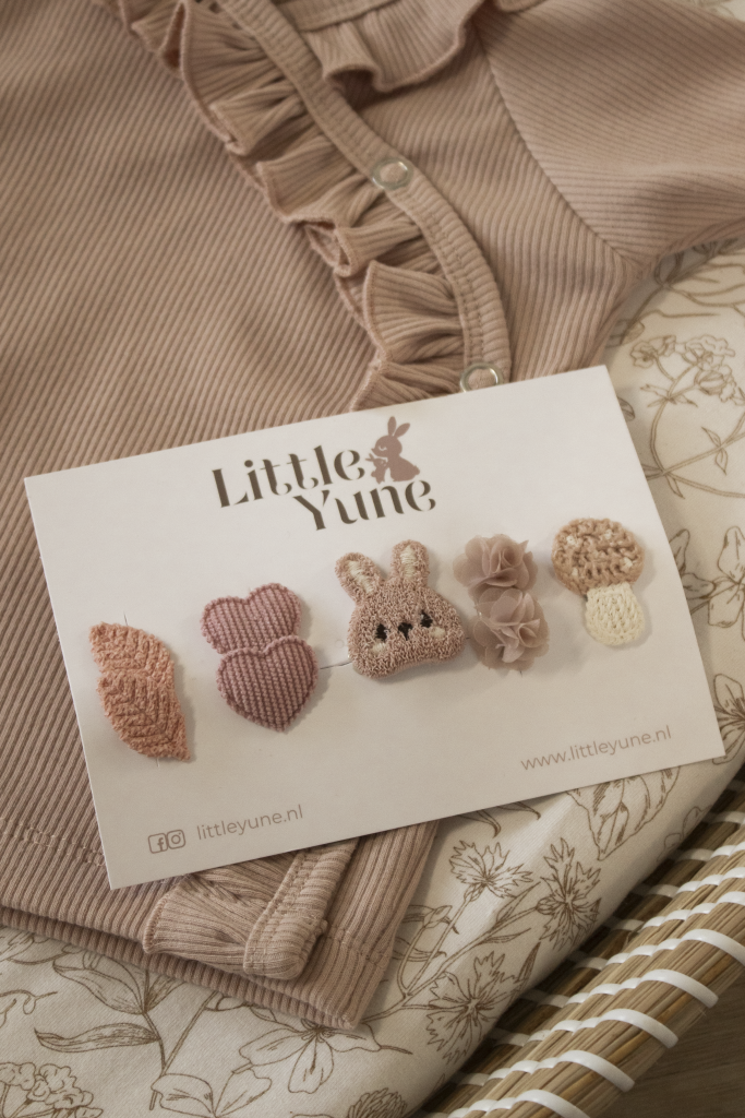 Little Yune Antislip Haarspeldjes Set Bunny Love - Baby 3