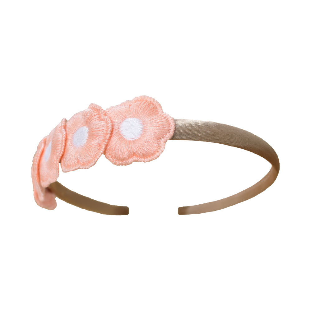 Little Yune Diadeem Daisy Delight - Perzik/Ecru 1