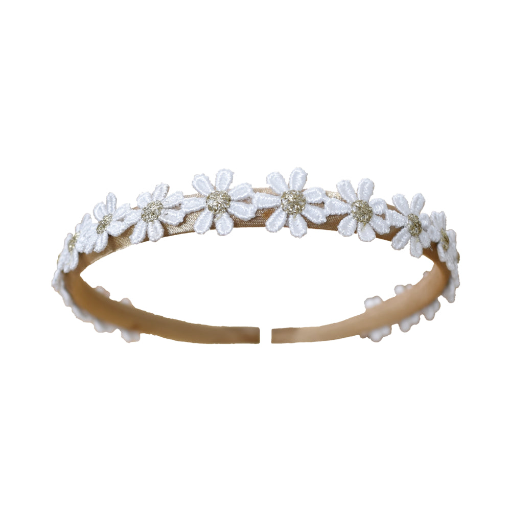 Little Yune Diadeem Daisy Dreams Wit - Wit/Bruin 1