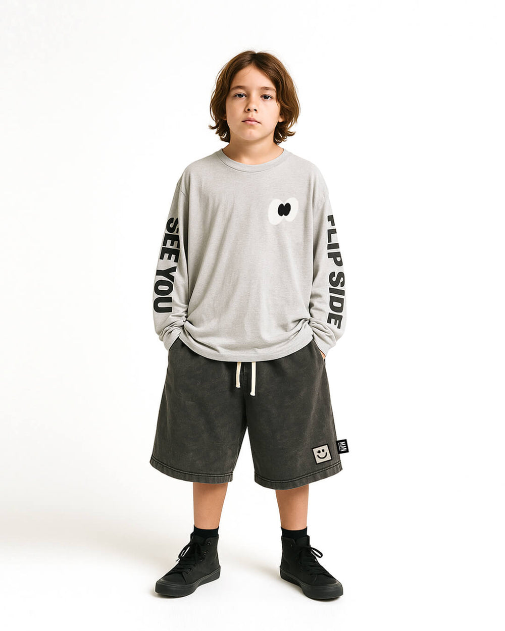 Little Man Happy LMH Long Shorts - Kinder Jogging Short 2