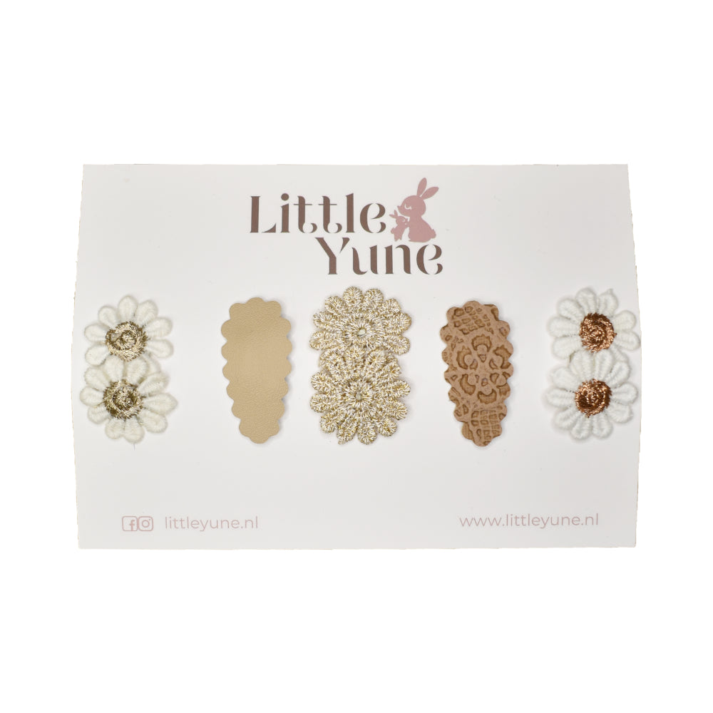 Little Yune Antislip Haarspeldjes Set Senna - Baby Hairclips 1