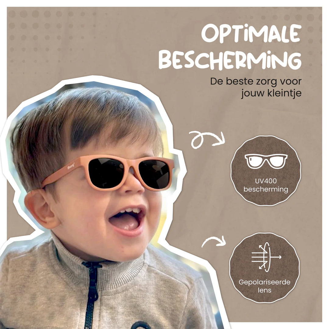 Maesy Baby Zonnebril Indi - 0 t/m 2 jaar - Flexibel - Lichtblauw 2