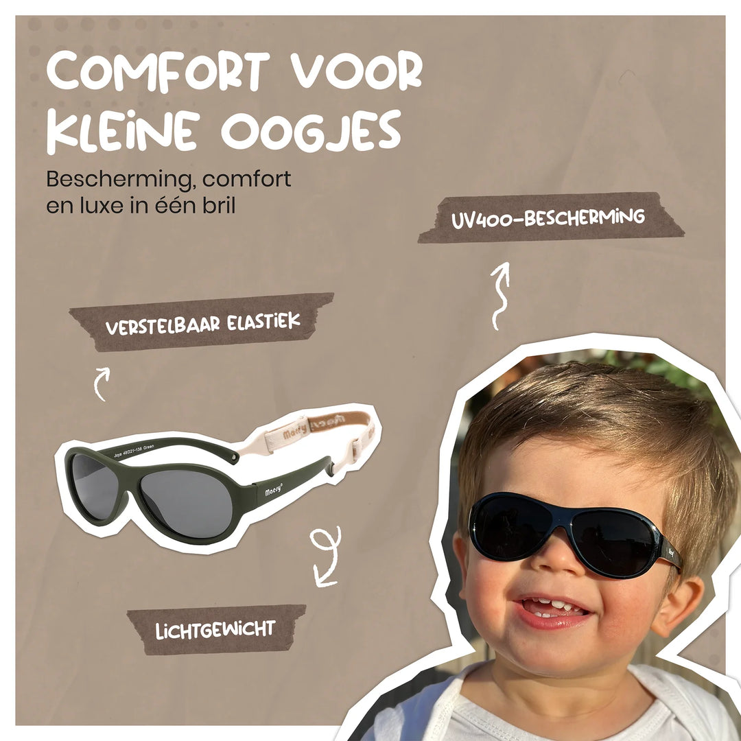 Maesy Baby Zonnebril Joya - 0 t/m 2 jaar - Flexibel - Groen 2
