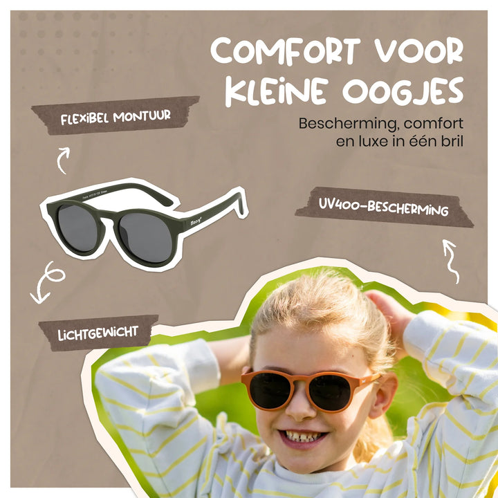 Maesy Kleuter Zonnebril Faela - 3 t/m 6 jaar - Flexibel Ecru 2