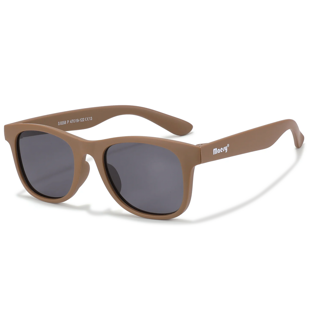 Maesy Kleuter Zonnebril Lino - 3 t/m 6 jaar - Flexibel Taupe 1