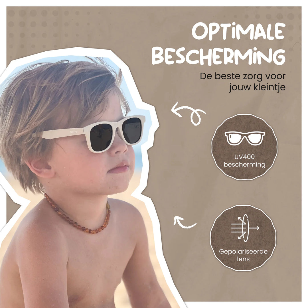 Maesy Kleuter Zonnebril Lino - 3 t/m 6 jaar - Flexibel Zwart 3