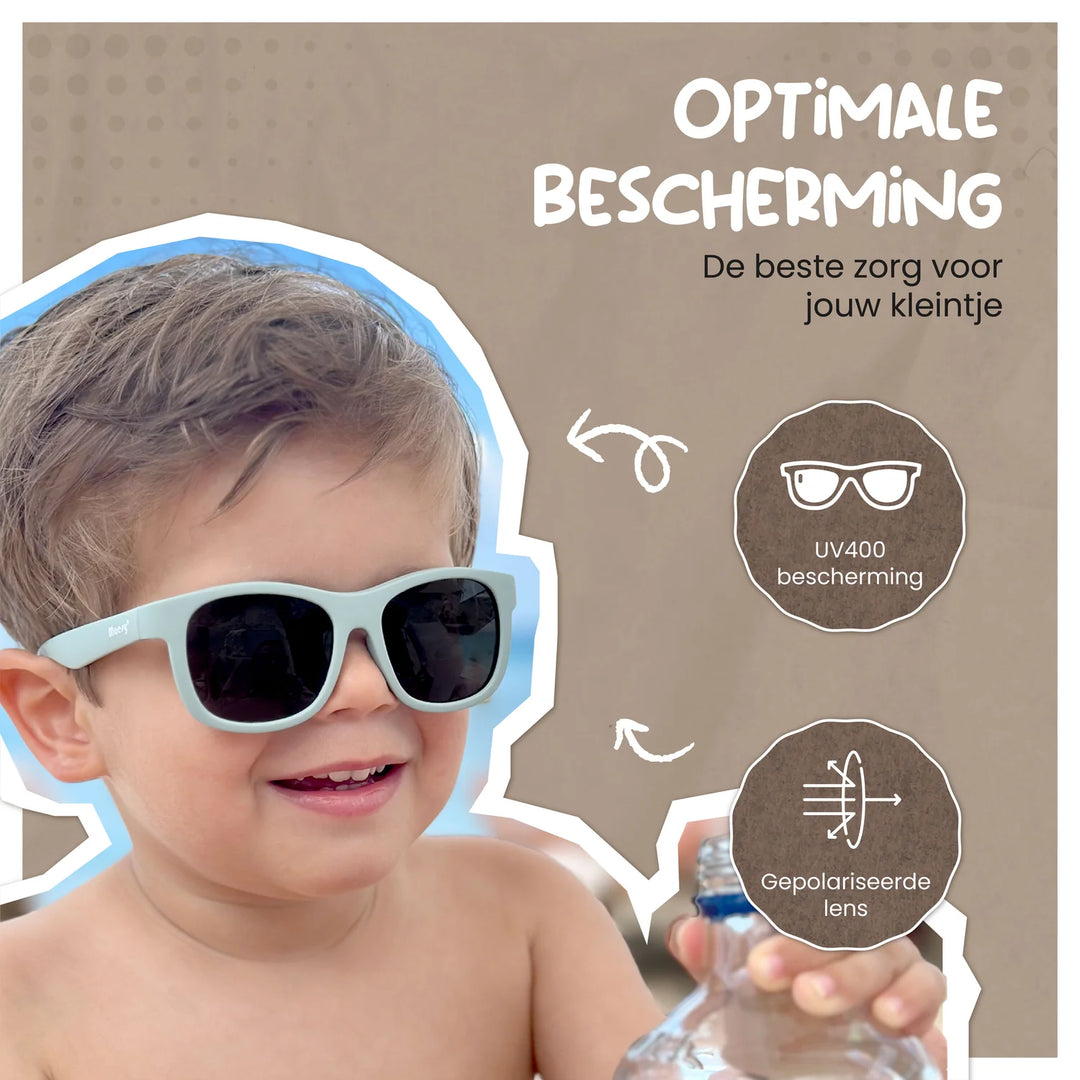 Maesy Peuter Zonnebril Luca - 1 t/m 3 jaar - Flexibel Groen 3