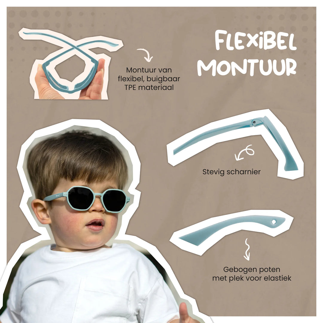 Maesy Peuter Zonnebril Yana - 1 t/m 3 jaar - Flexibel Bruin 4