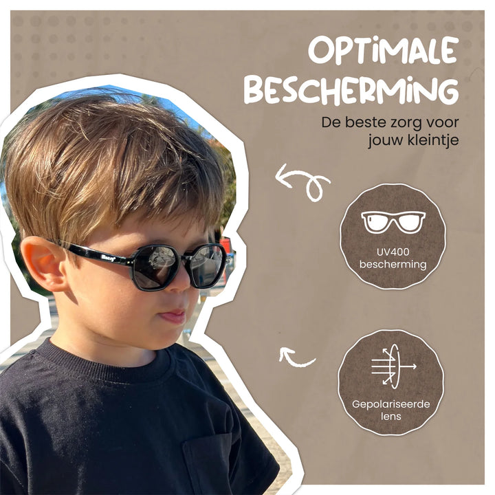 Maesy Peuter Zonnebril Yana - 1 t/m 3 jaar - Flexibel Roze 3