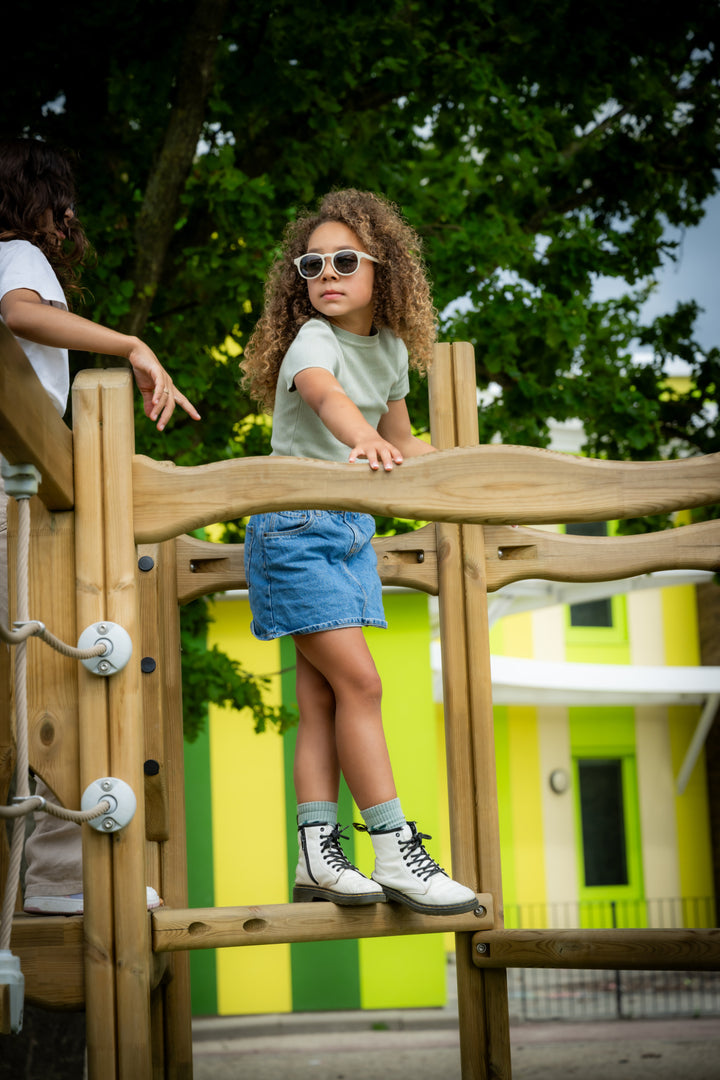 Maesy Kinder Zonnebril Novi - 6 t/m 12 jaar - Flexibel Ecru 10