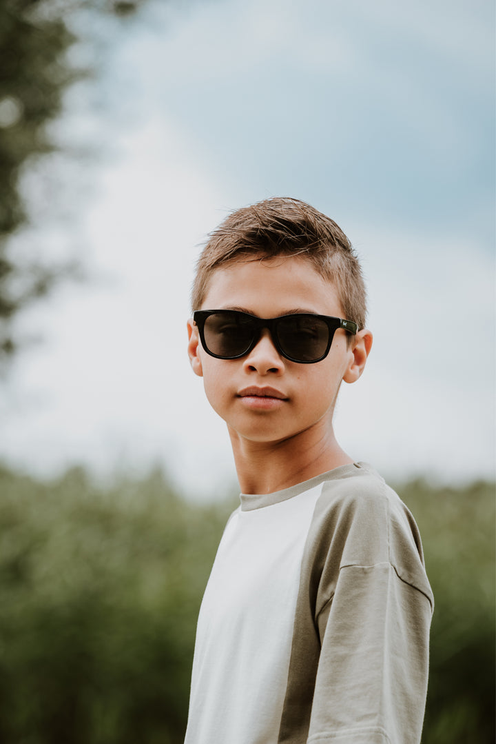 Maesy Kinder Zonnebril Yuki - 6 t/m 12 jaar - Flexibel Zwart 10