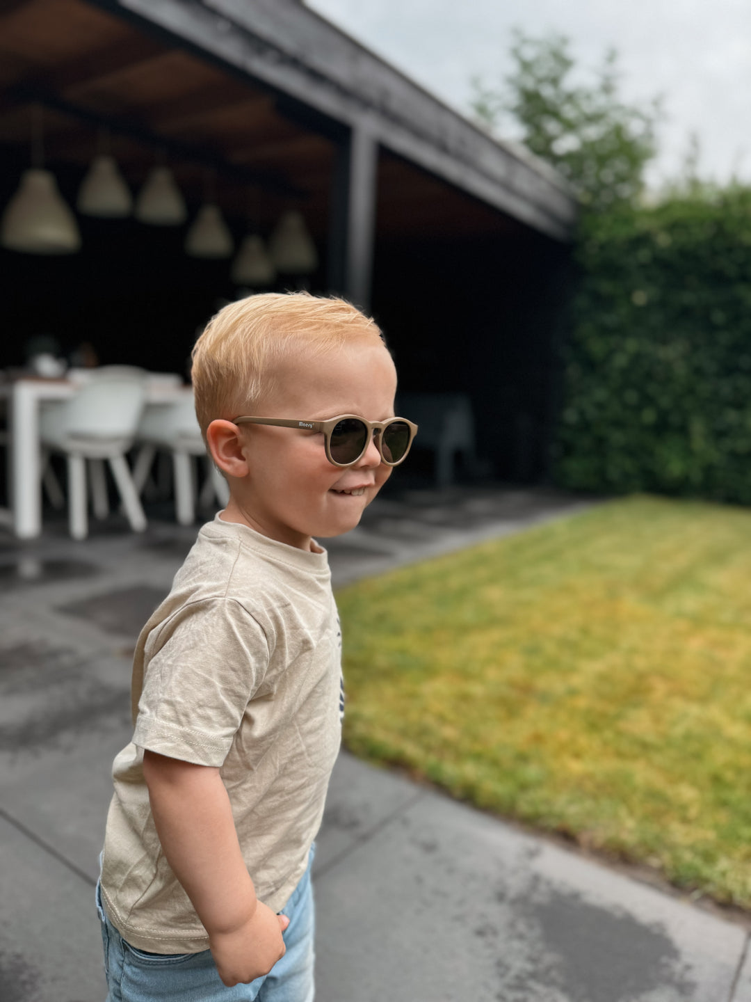 Maesy Peuter Zonnebril Bowi - 1 t/m 3 jaar - Flexibel Taupe 9