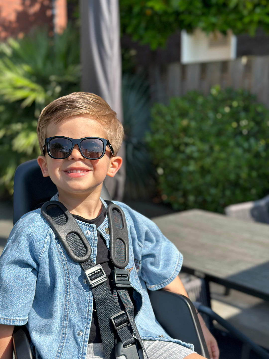Maesy Peuter Zonnebril Luca - 1 t/m 3 jaar - Flexibel Zwart 8