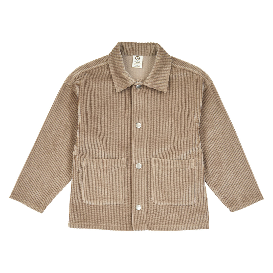 Müsli Corduroy Jacket Walnut - Jongens Jack - Taupe 1
