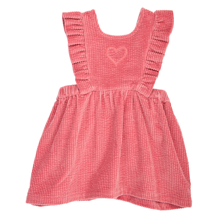 Müsli Corduroy Pinafore Dress - Baby Meisjes Jurk - Roze 1