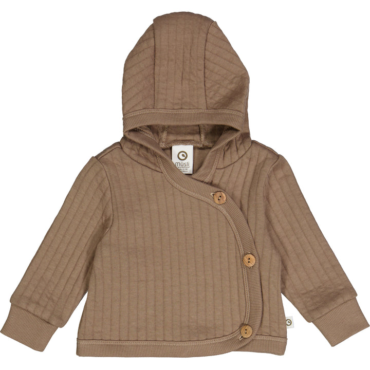 Müsli Cotton Quilt Jacket - Newborn Vestje/Jasje Bruin 1