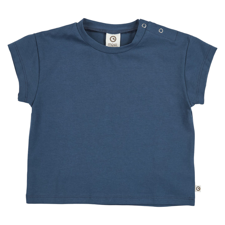 Müsli Cozy Me Shortsleeve Navy Baby - Baby Shirt - Navy 1