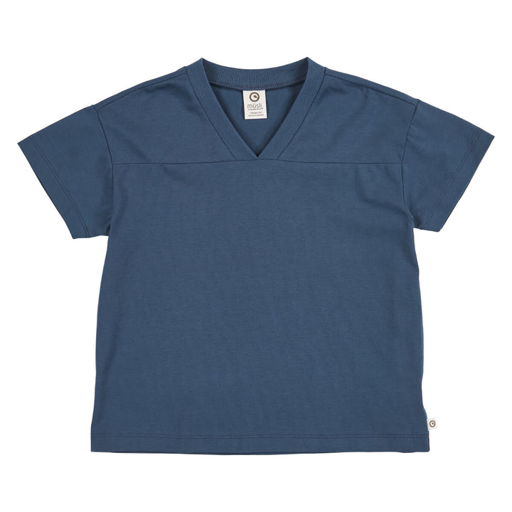 Müsli Cozy Me Shortsleeve Seam Tee - Jongensshirt - Navy 1