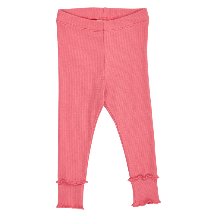 Müsli Cozy me Rib Deco Legging - Baby Meisjeslegging - Roze 1