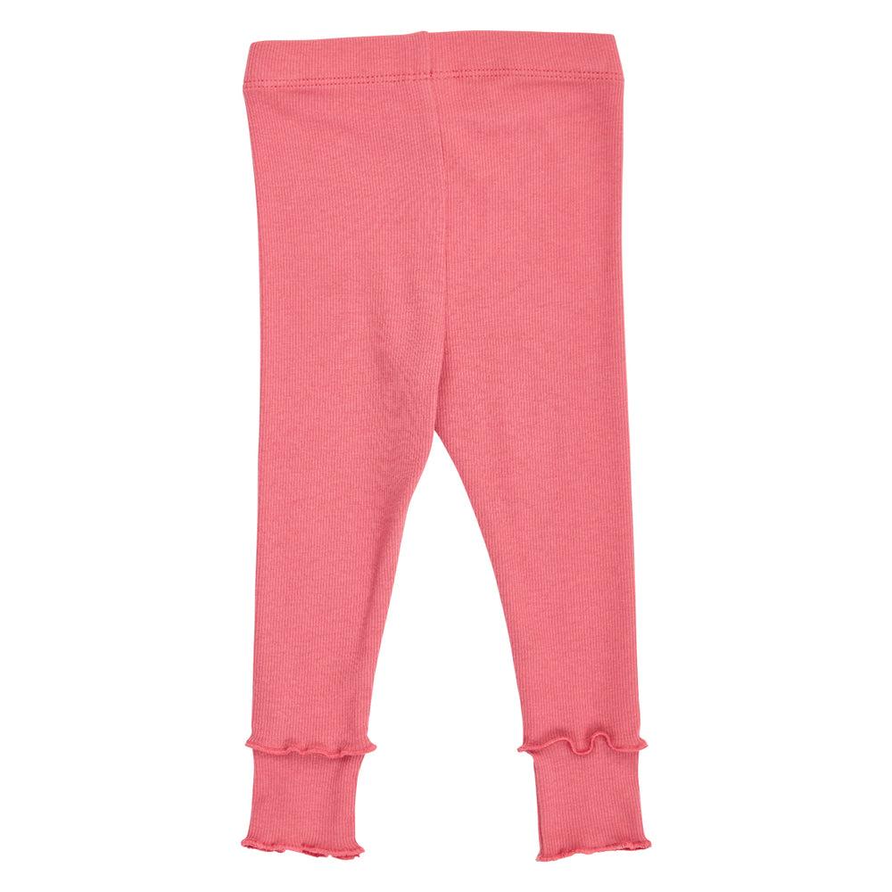 Müsli Cozy me Rib Deco Legging - Baby Meisjeslegging - Roze 2