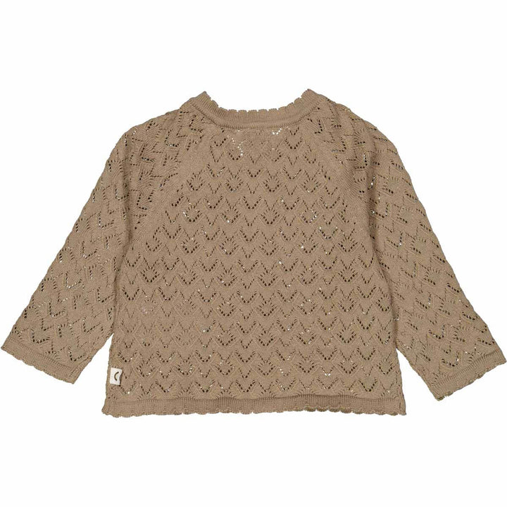 Müsli Knit Needle Out Cardigan - Babyvest Taupe2