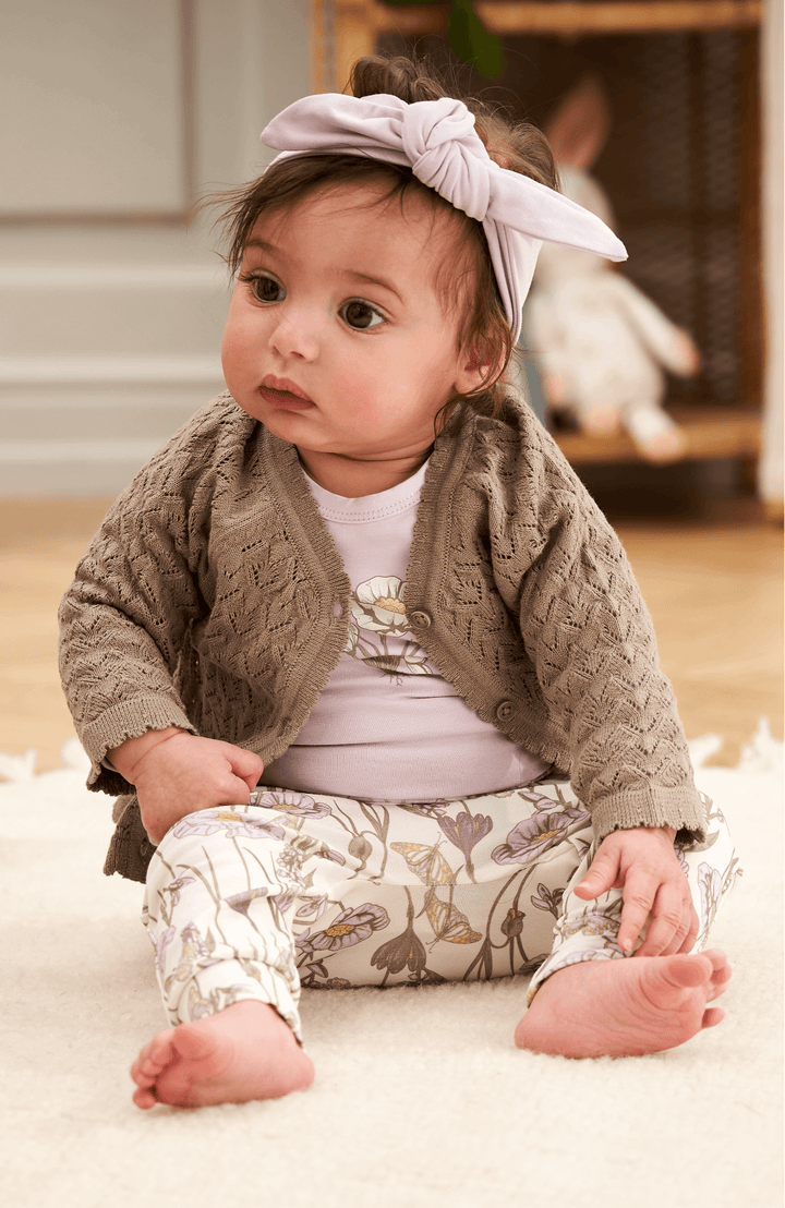 Müsli Knit Needle Out Cardigan - Babyvest Taupe3
