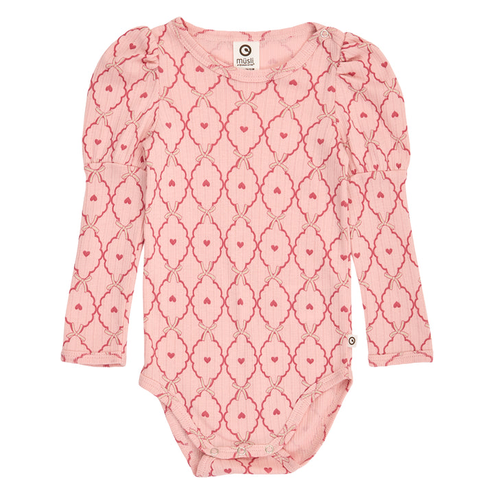Müsli Love Puff Longsleeve Body - Baby Meisjes Romper 1