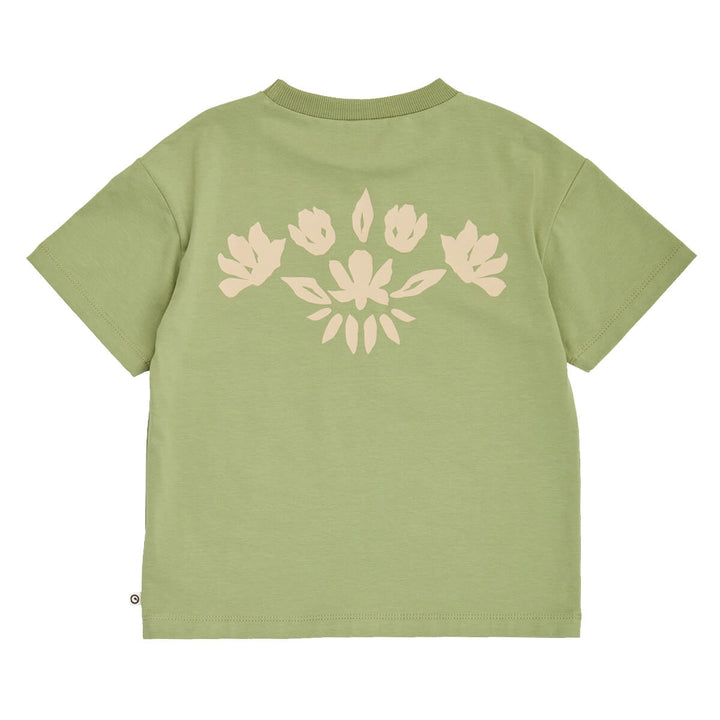 Müsli Natures Imprint Embroidery Tee - Jongensshirt - Groen 3