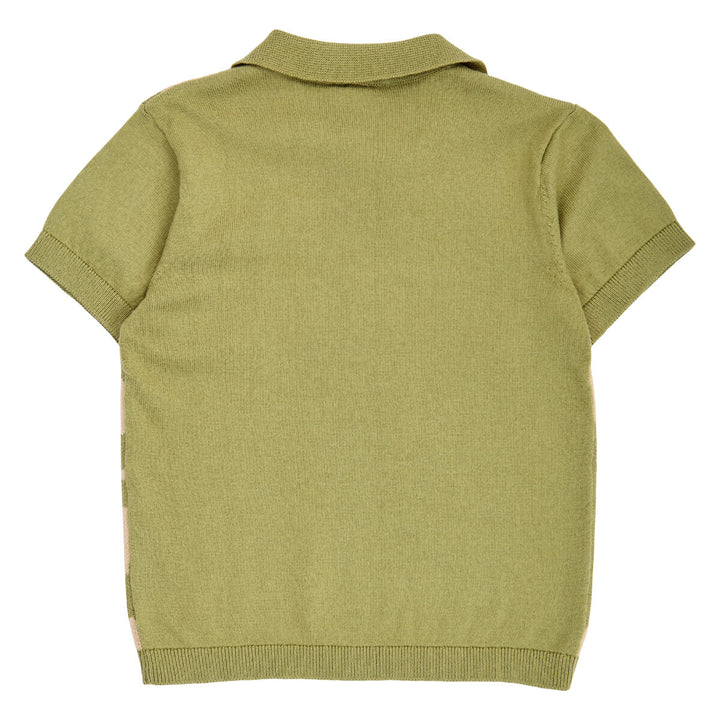 Müsli Natures Imprint Knit Jacquard Polo - Jongens Poloshirt 3