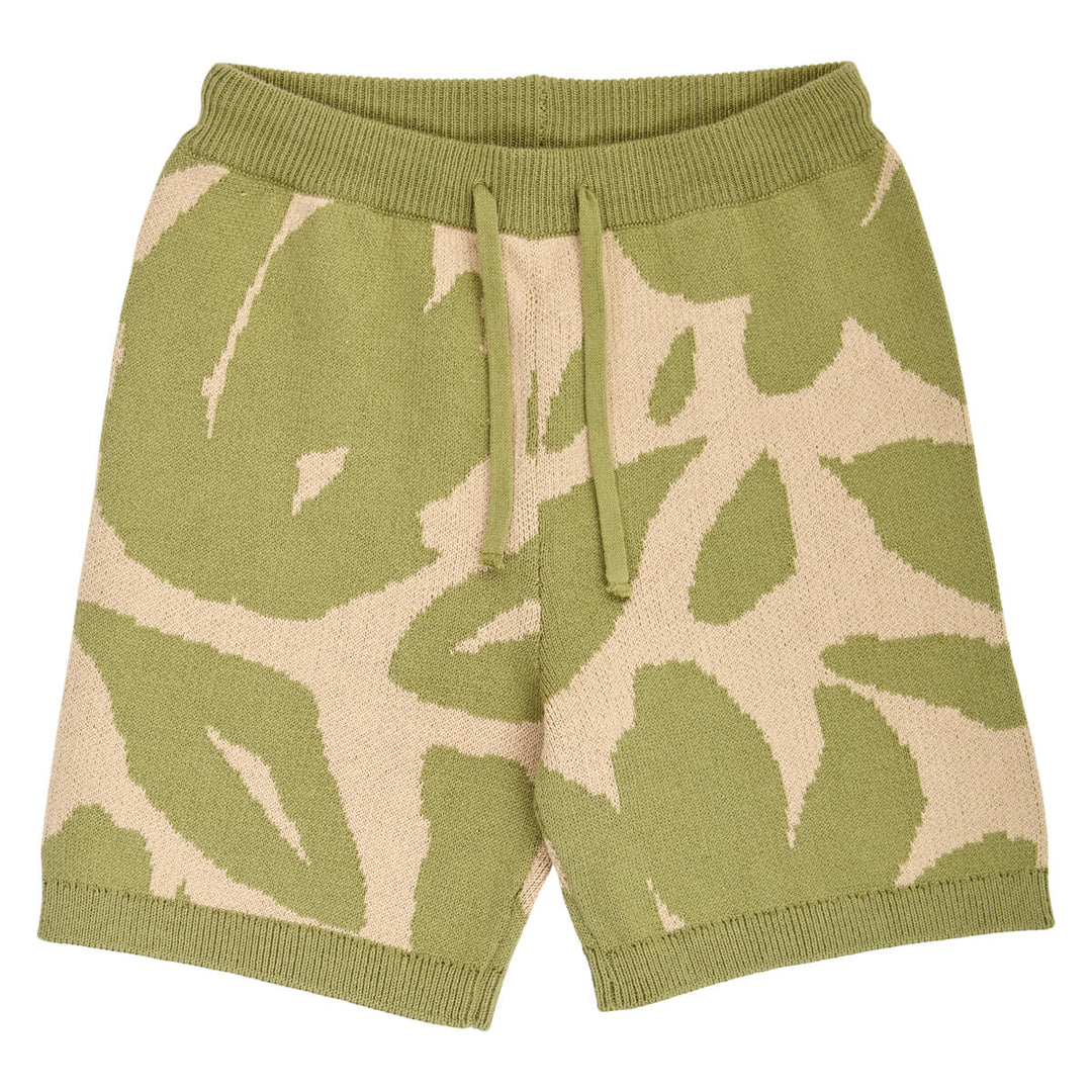 Müsli Natures Imprint Knit Shorts - Korte Jongensbroek Groen 1