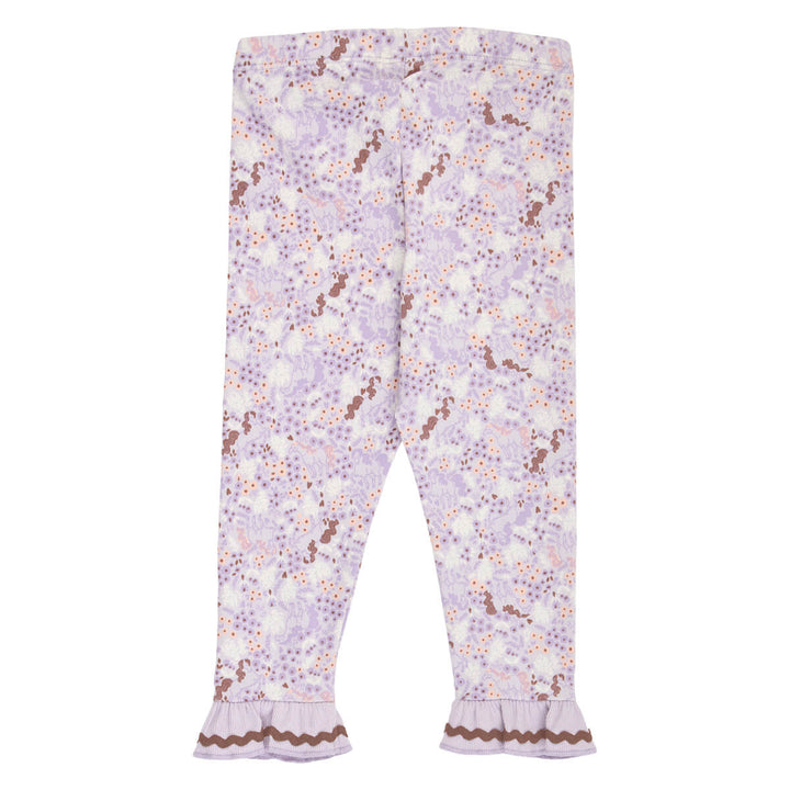 Müsli Prairie Frill Leggings - Baby Meisjes Legging - Lila 3