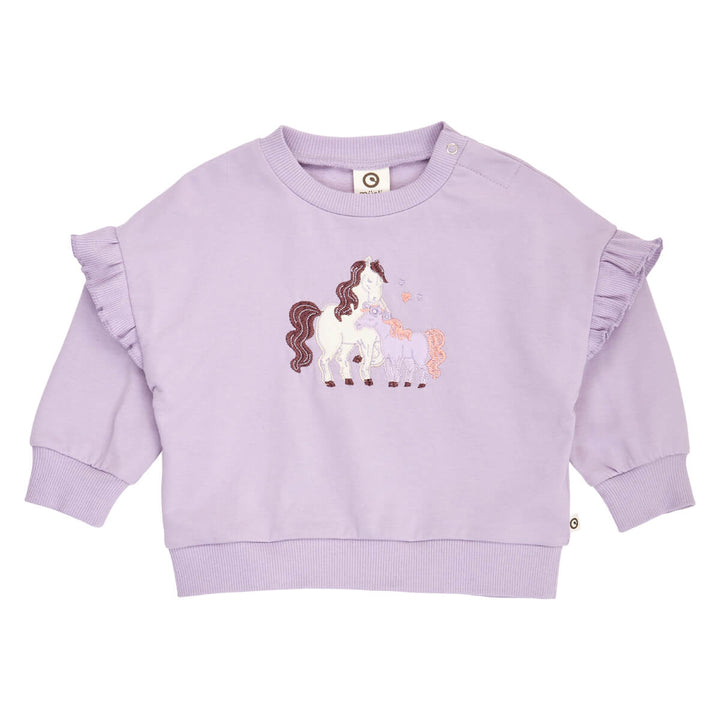 Müsli Prairie Frill Sweatshirt - Baby Meisjestrui - Lila 1