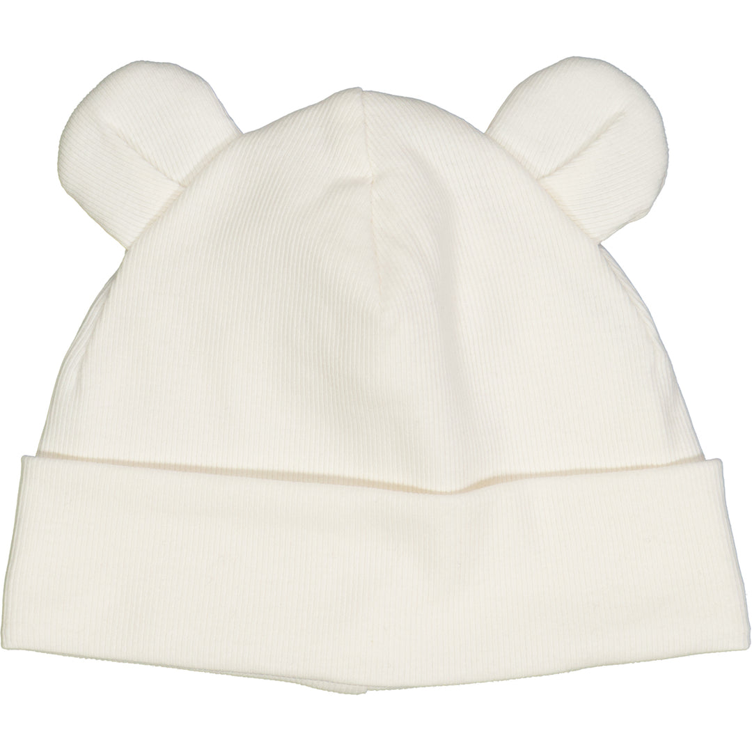 Müsli Rib Bear Beanie Balsam Cream - Newborn Muts - Wit 1