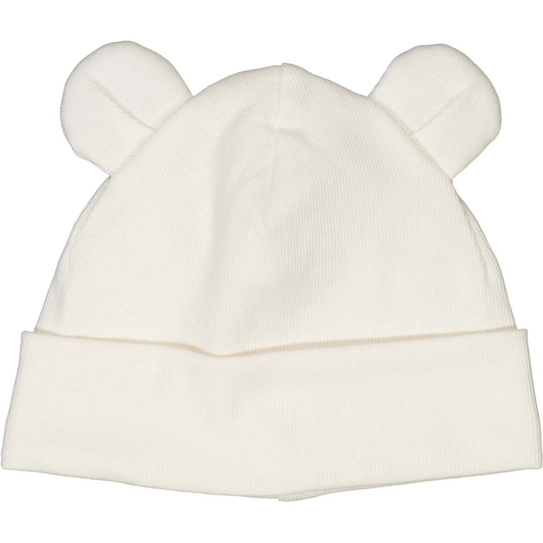  Müsli Rib Bear Beanie Balsam Cream - Newborn Muts - Wit 2