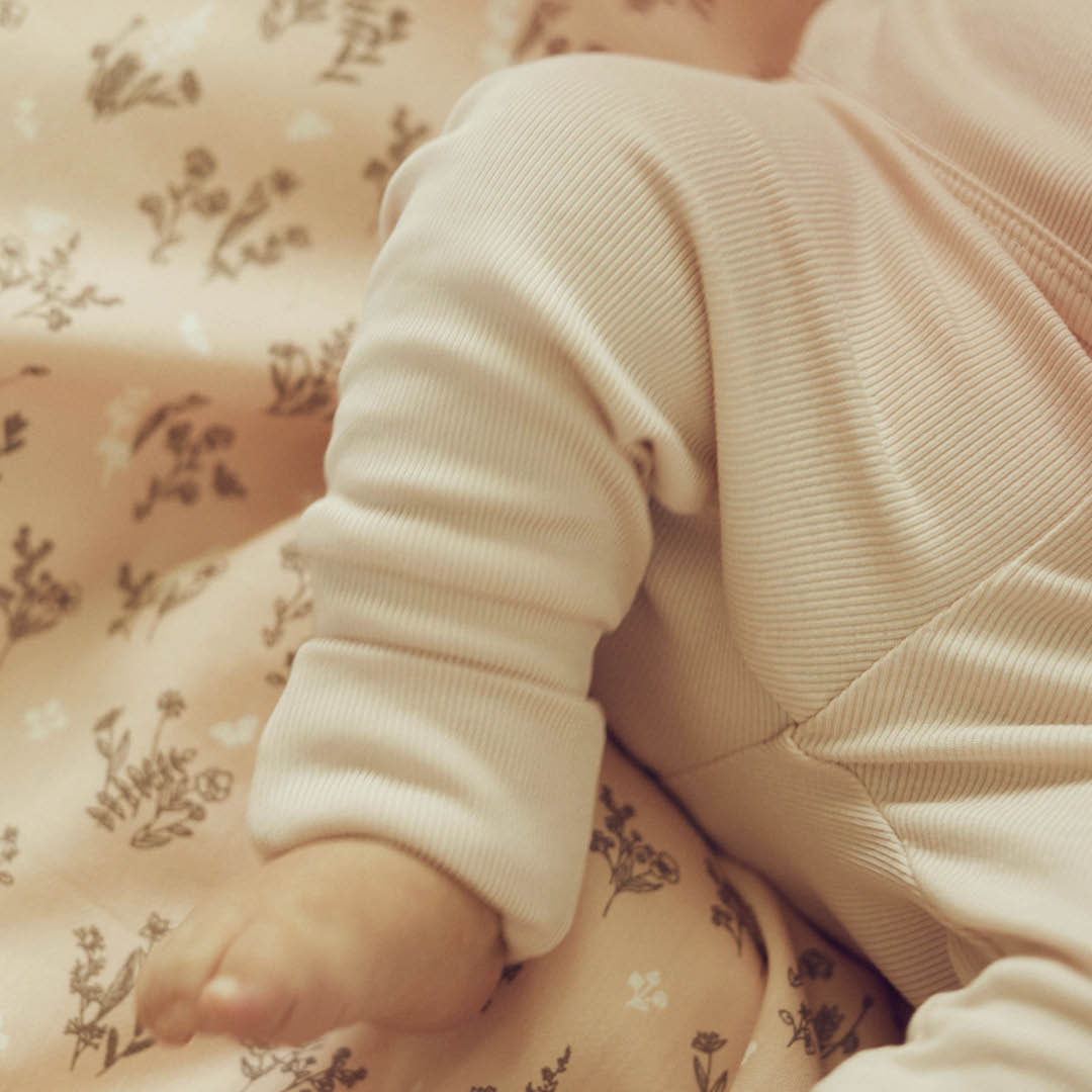 Müsli Rib Pants Balsam Cream - Newborn Baby Broekje - Wit 4