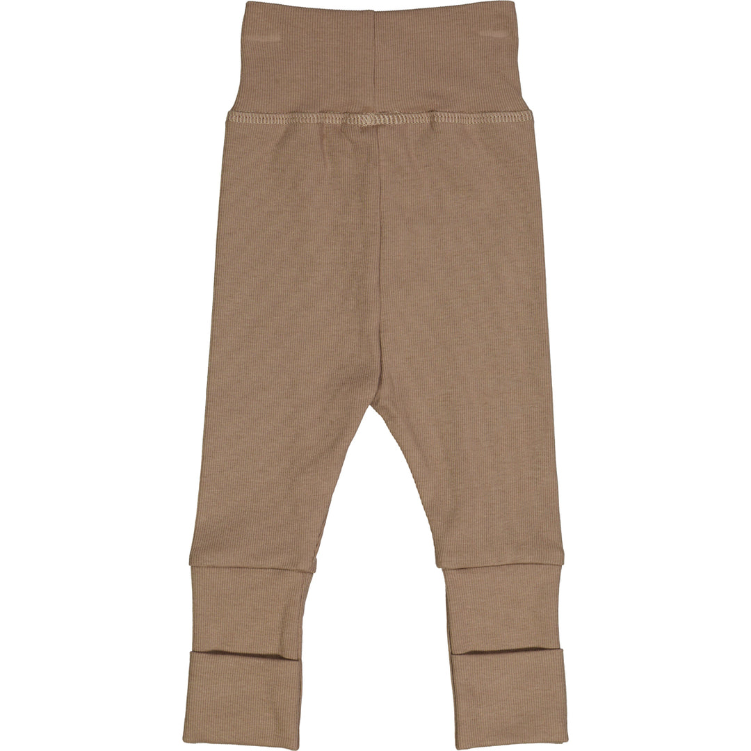 Müsli Rib Pants Walnut - Newborn Baby Broekje - Bruin 3