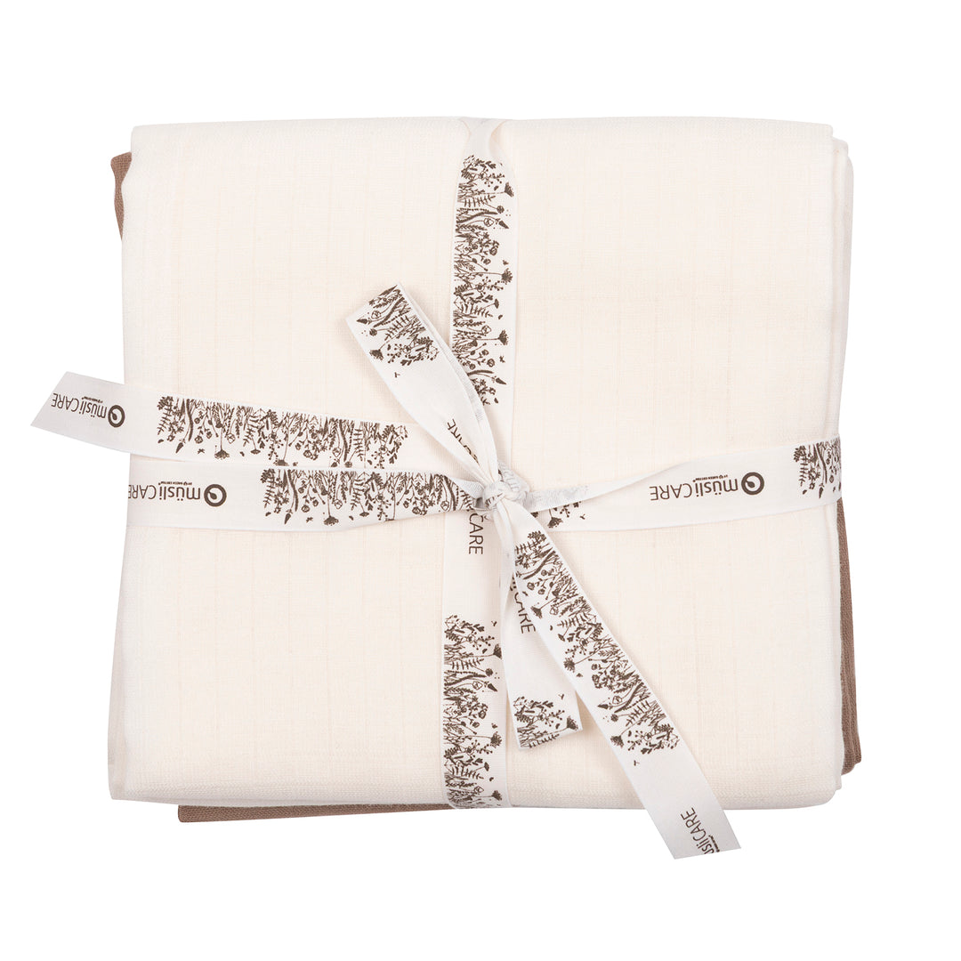 Müsli Solid Muslin Hydrofiele Omslagdoek 2-pack - Unisex1