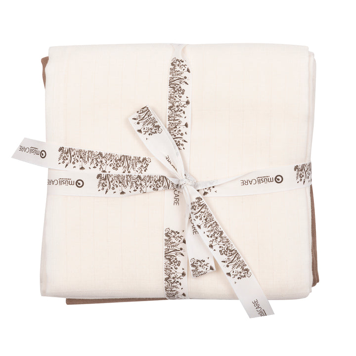 Müsli Solid Muslin Hydrofiele Omslagdoek 2-pack - Unisex1