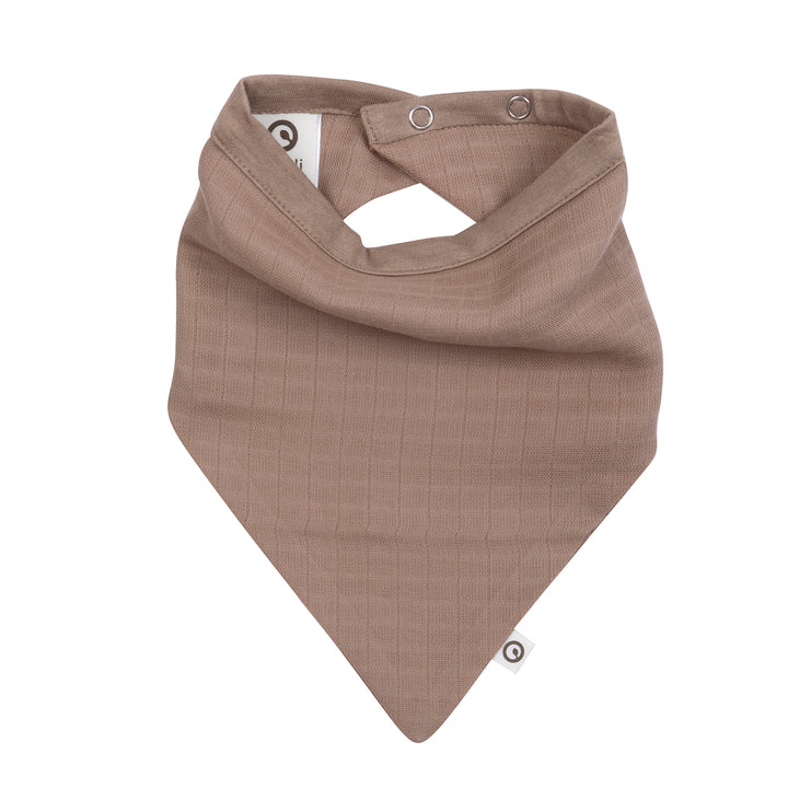 Müsli Solid Muslin Slabbetje - Baby Slabbetje - Bruin 1